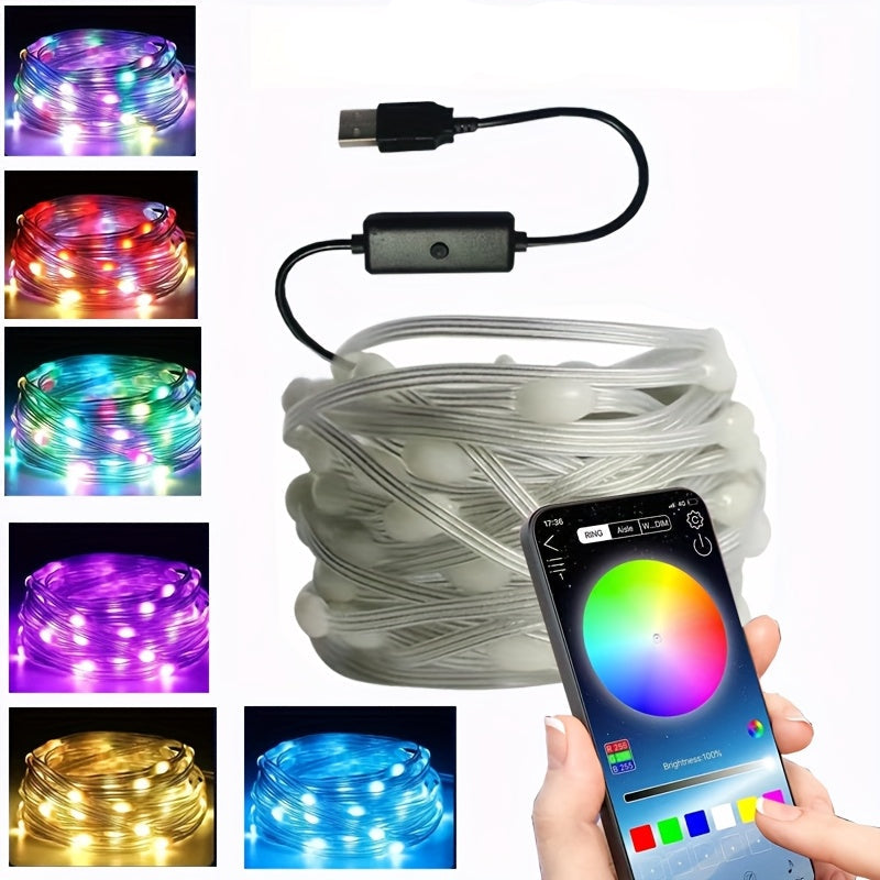 Vianočné svetielka – farebné