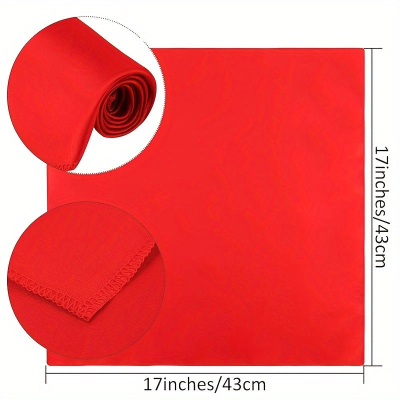 Vianočné saténové obrúsky – rôzne farby