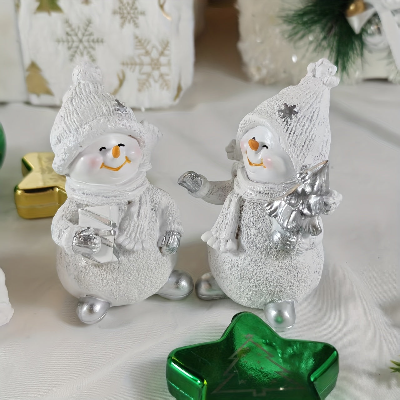 Figúrky snehuliakov – 2ks
