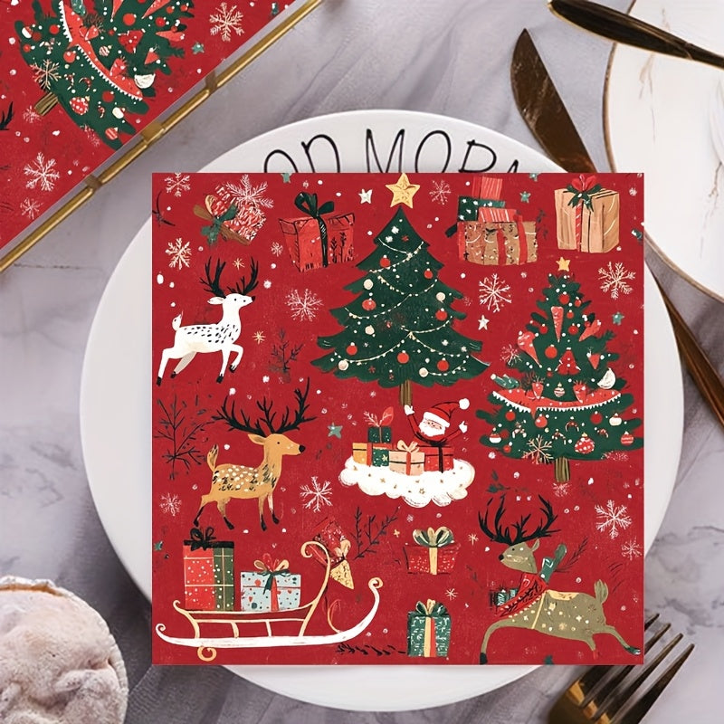 Vianočné servítky – 20 ks