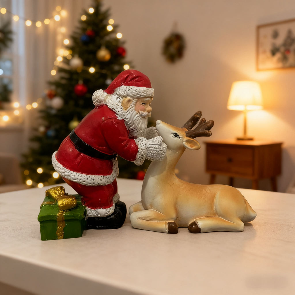 Vianočné figúrky – Santa Claus a sob