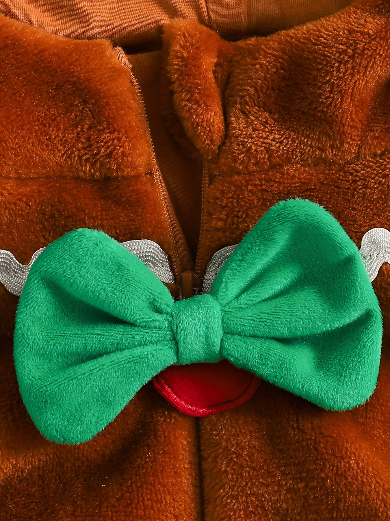 Detský overal s kapucňou – svetlohnedý