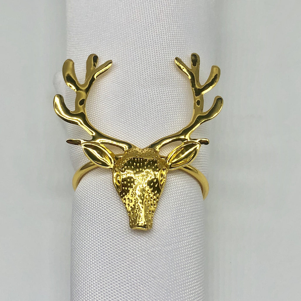 Súprava 12 vianočných sobích hláv