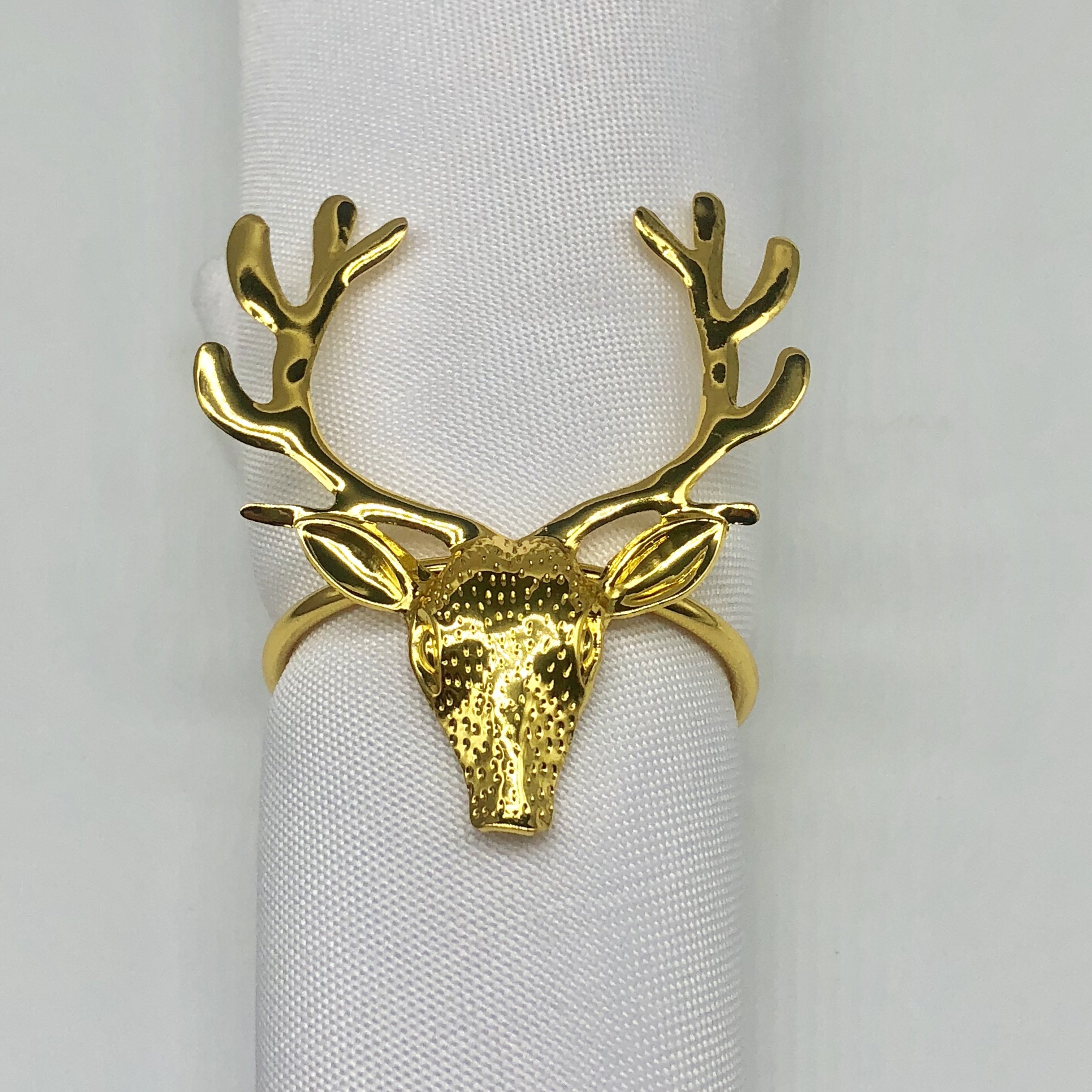 Súprava 12 vianočných sobích hláv