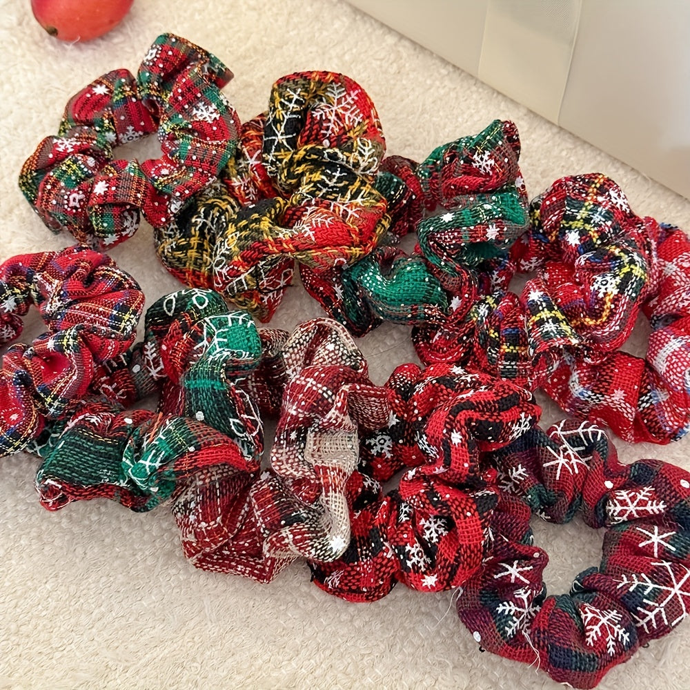 Vianočné doplnky na vlasy – Polychrómové