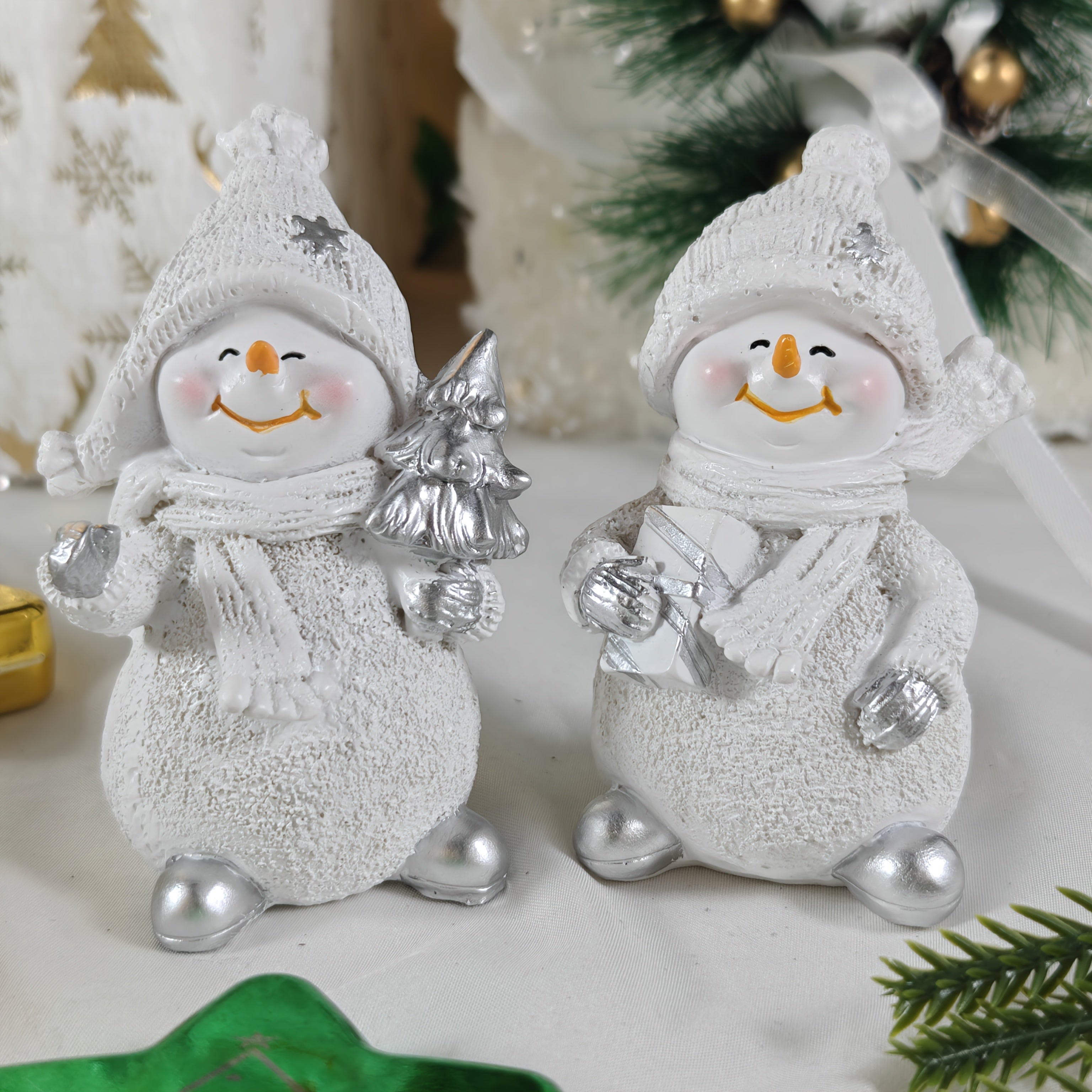 Figúrky snehuliakov – 2ks
