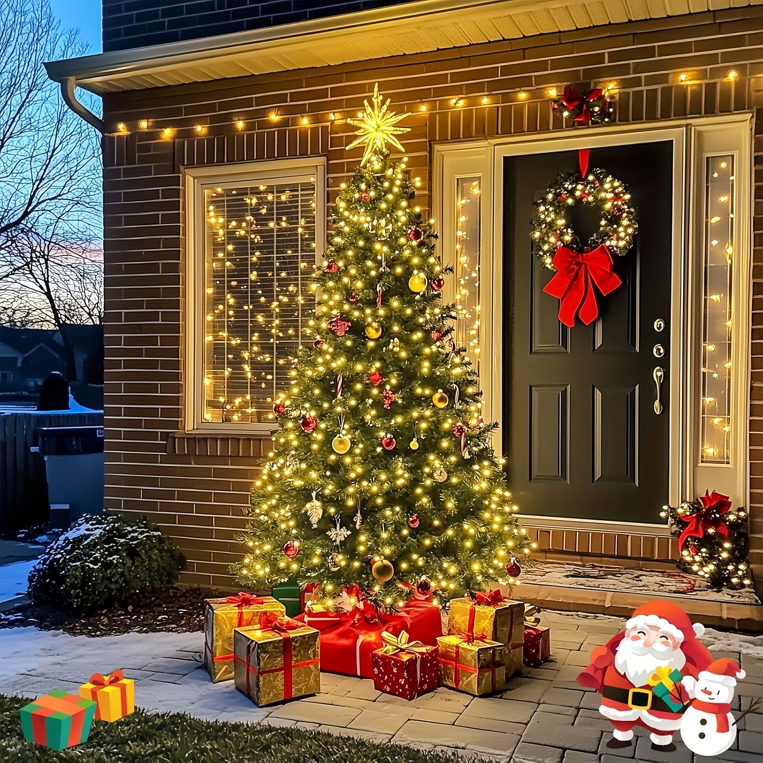 Vianočné svetielka – vonkajšie