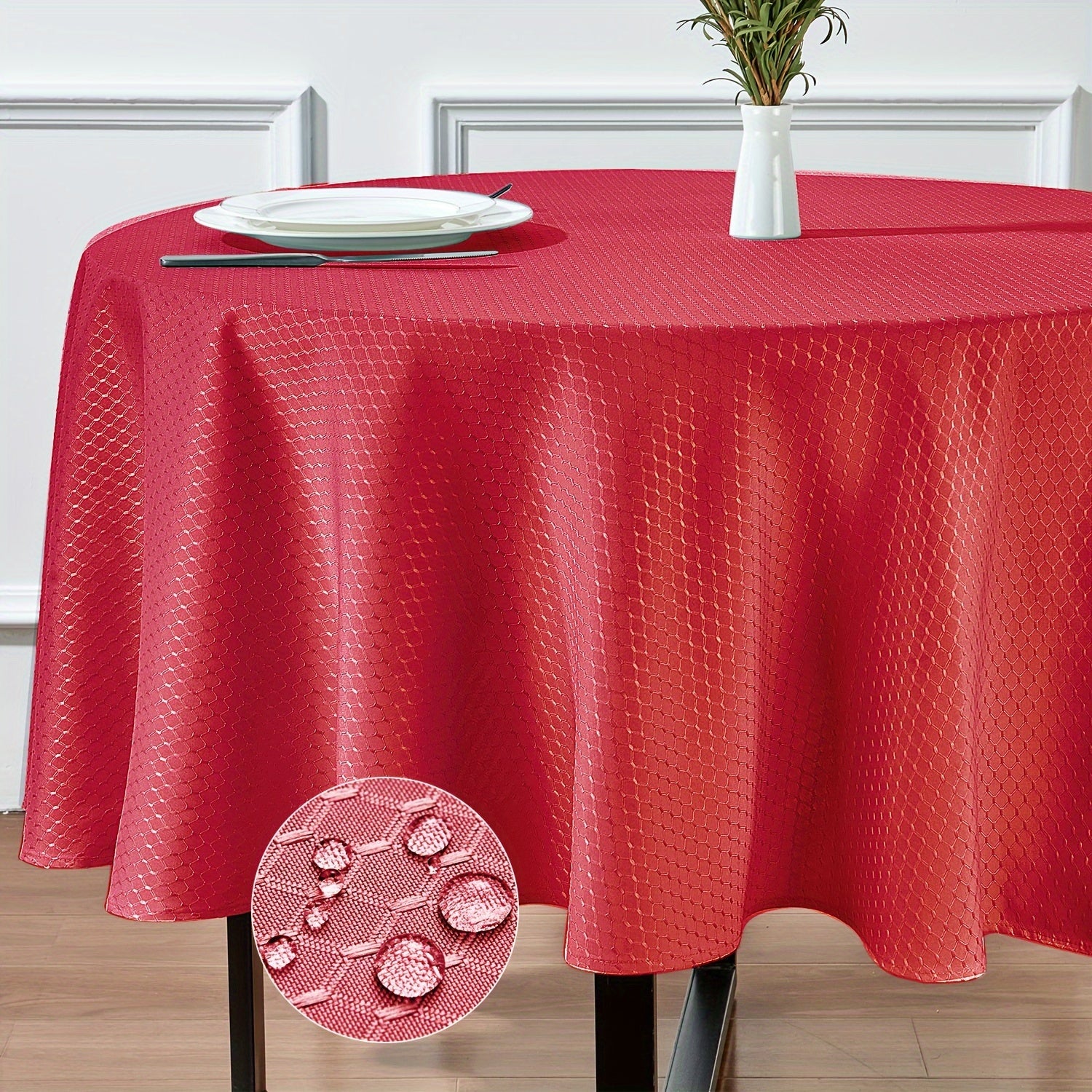 Obrus – kvetinový vzor kruhový