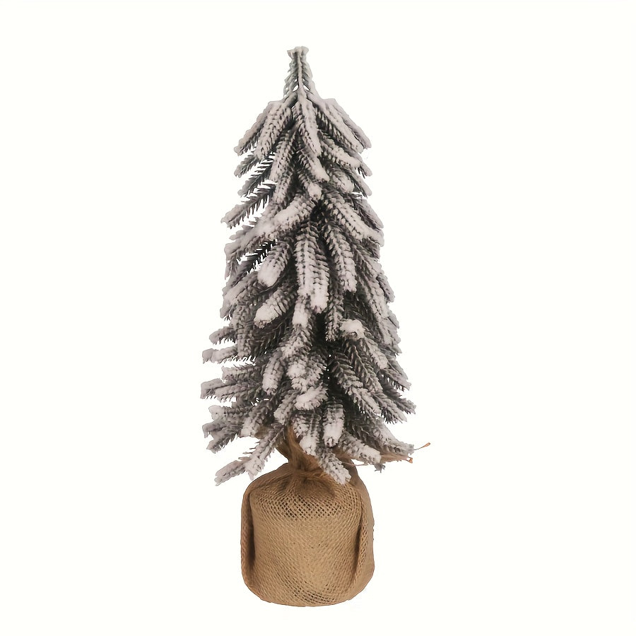 Umelý vianočný stromček – snehová dekorácia