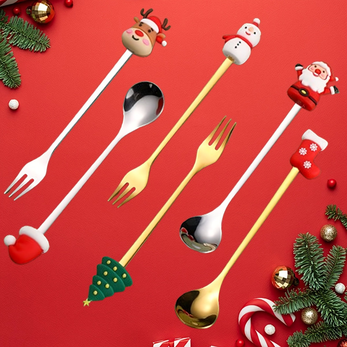 Vianočné príbory – zlatá krabička