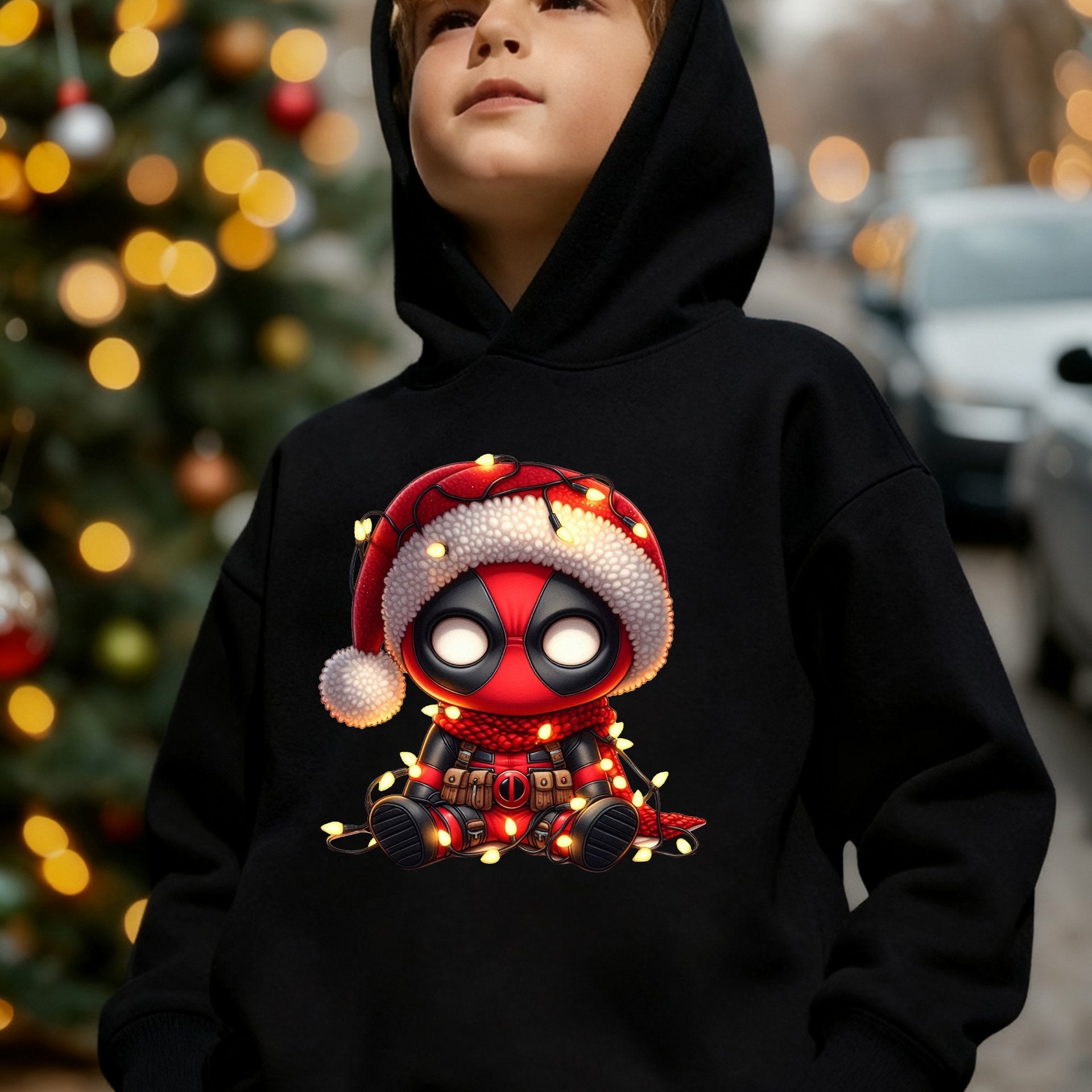 Vianočný sveter – červený