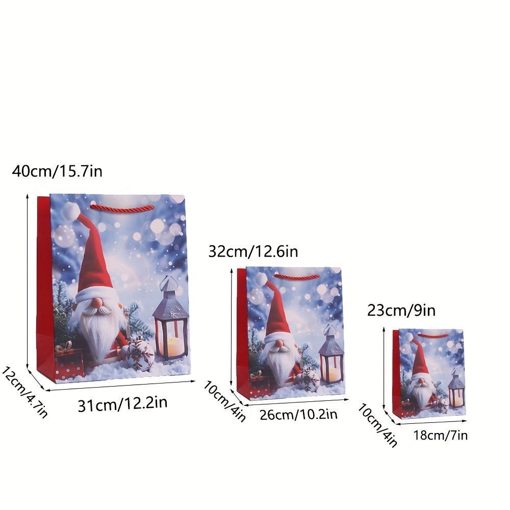 Vianočné tašky na darčeky – 4ks/8ks