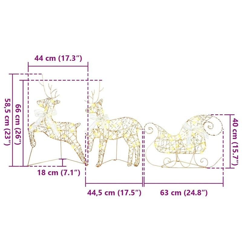 Dekorácia sobík do záhrady – zlatá