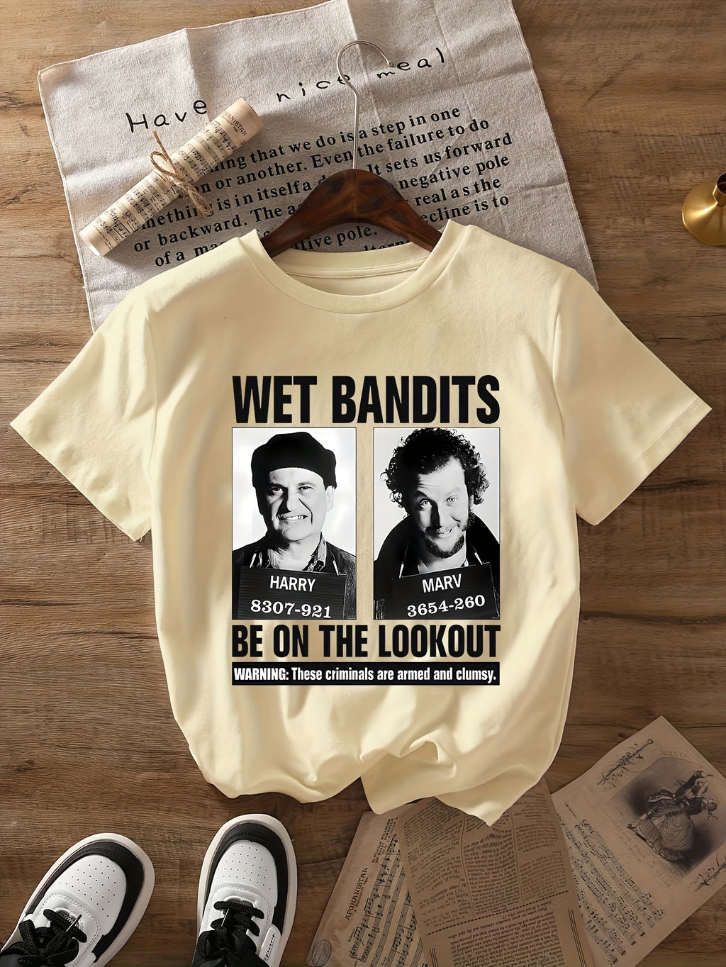 Vianočné tričko – Sám doma