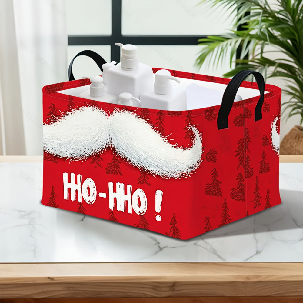 Úložný košík – moderný vzor s fúzmi