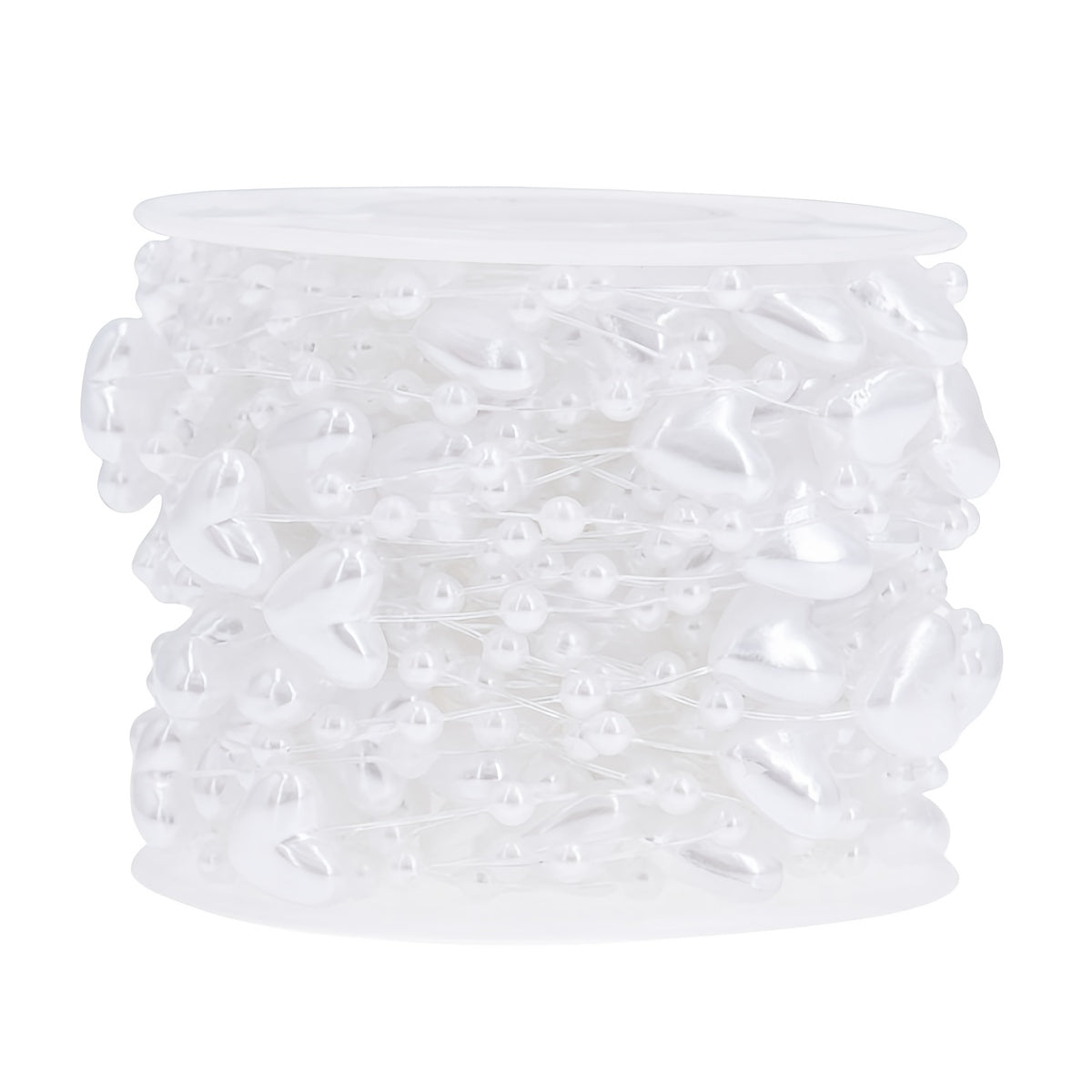 Vianočné srdiečkové korálky – 10m