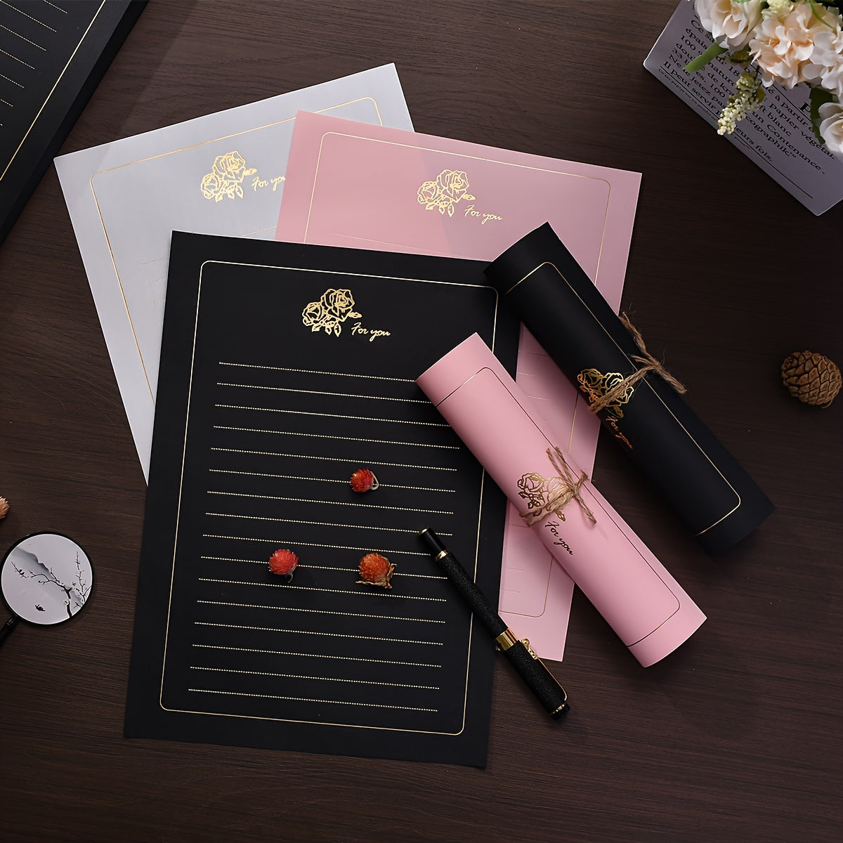 Súprava elegantných hlavičiek – 30ks