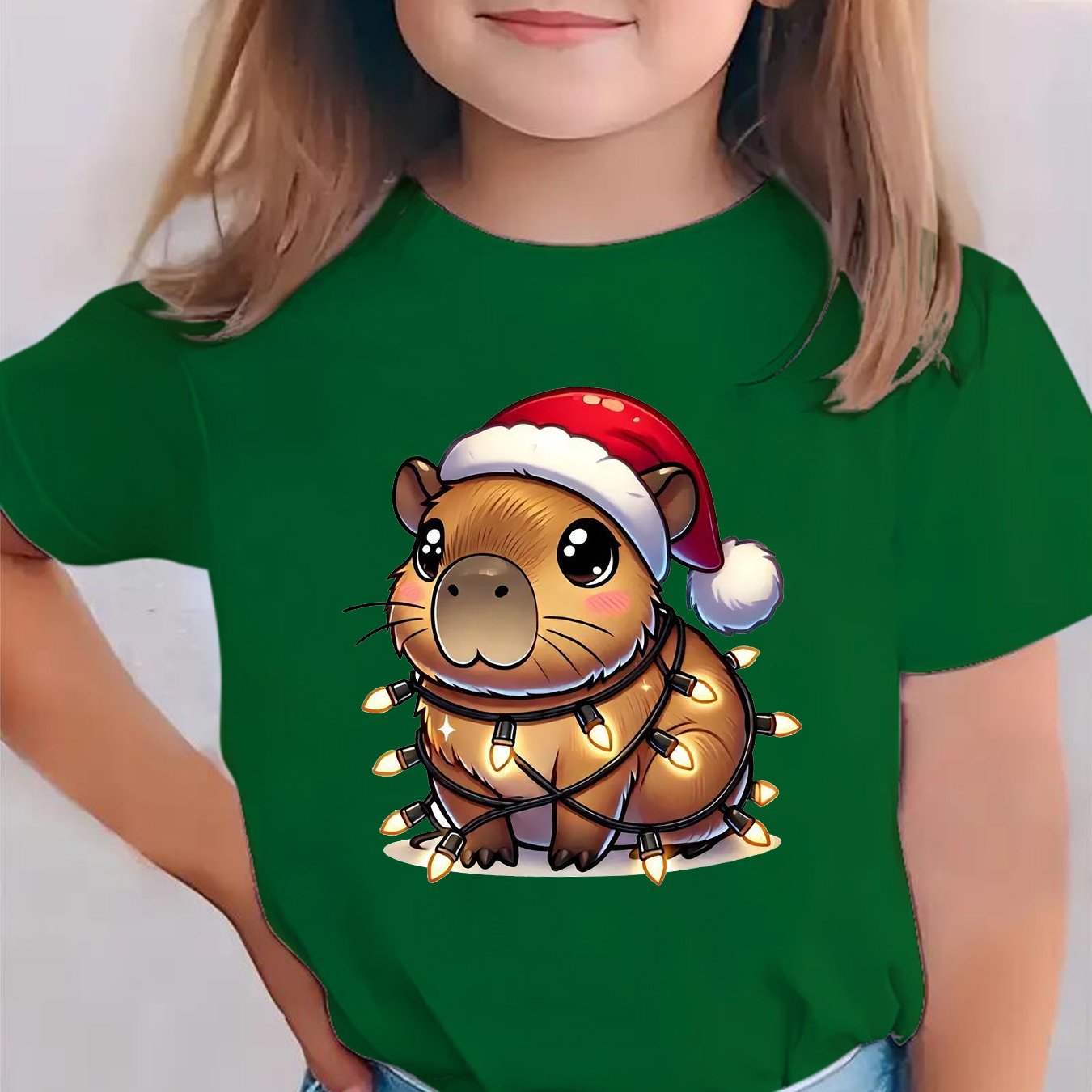 Detské tričko – s potlačou kapybary