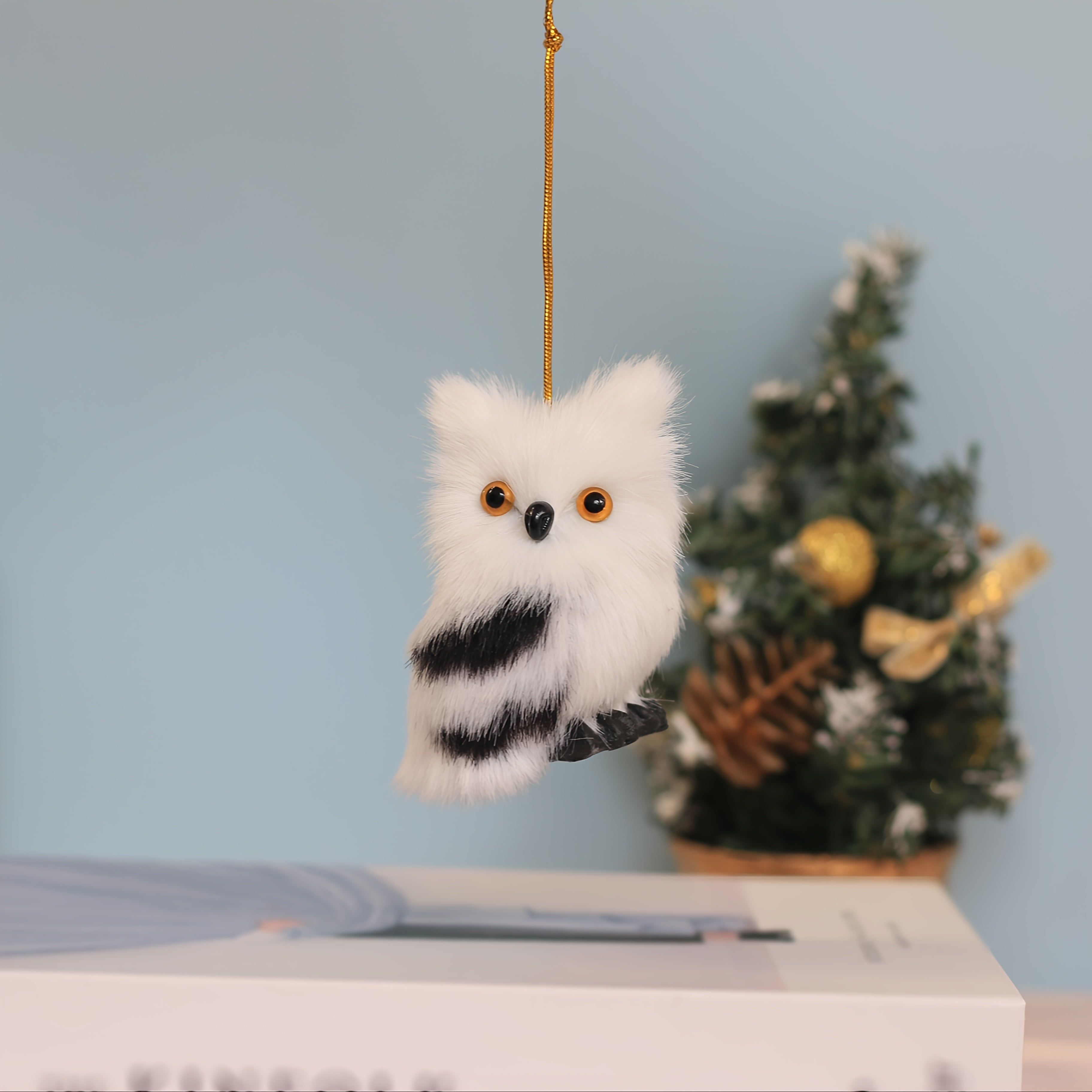 Vianočné dekorácie – Sova 5ks