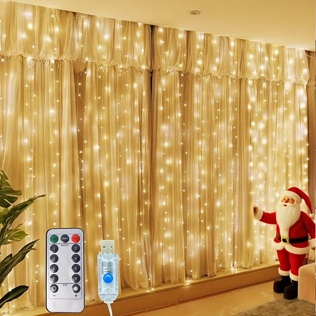 Vianočné svetielka – farebné