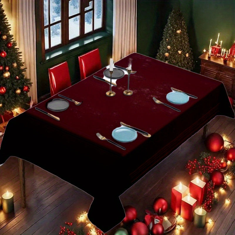 Obrus – hlboká červená