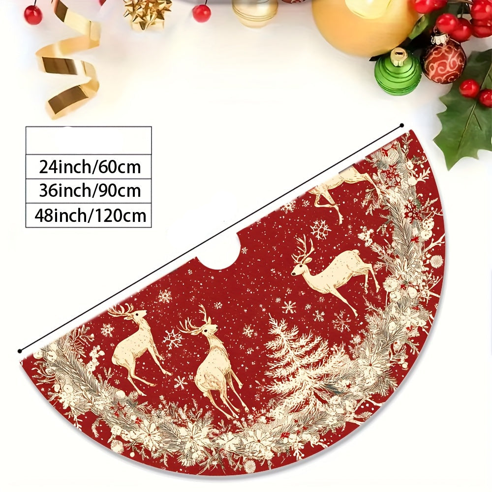 Vianočný sukienka – červená a biela