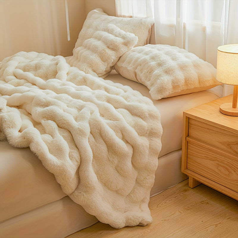 Hrejivá deka – svetlo béžová