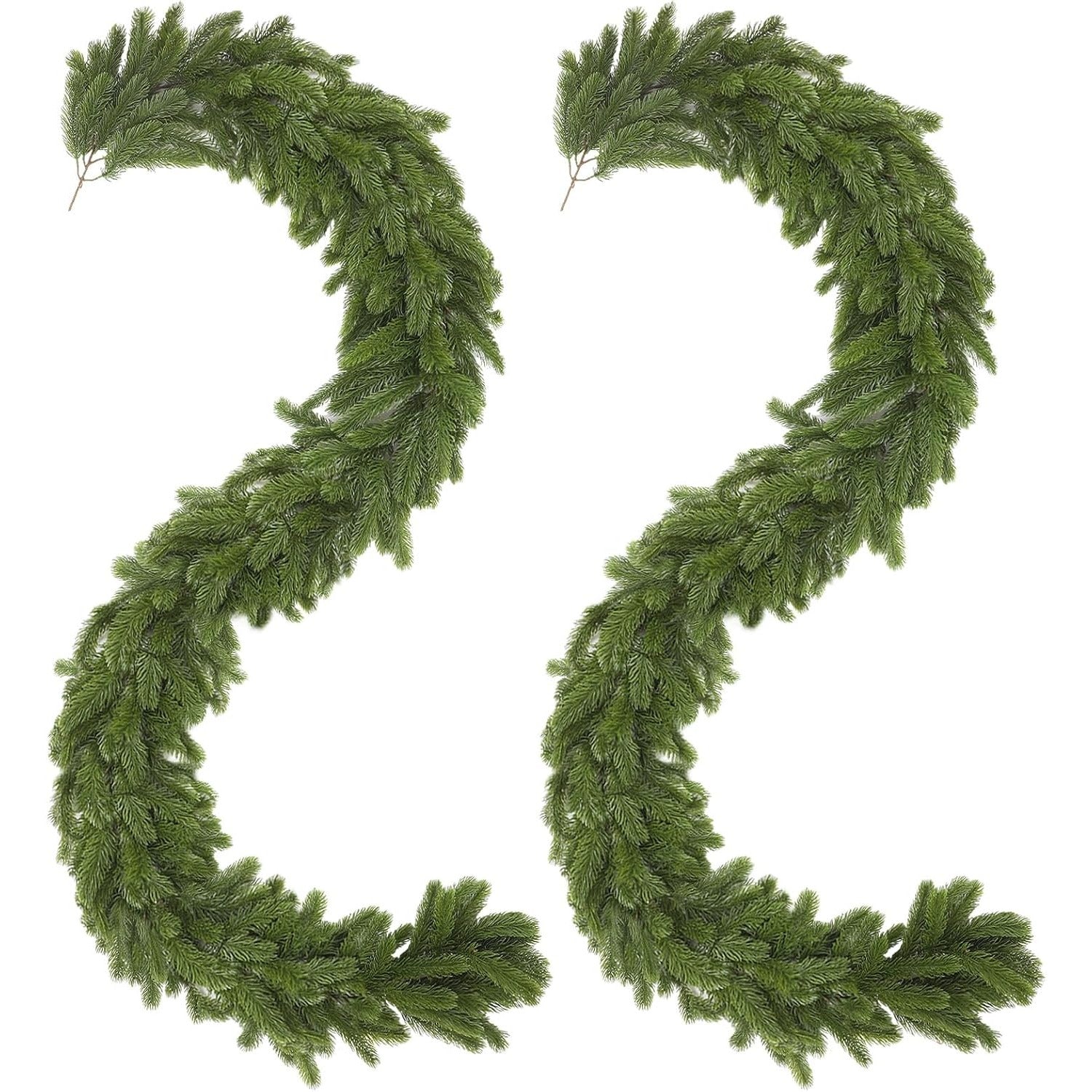 Umelý vianočný veniec – zelený