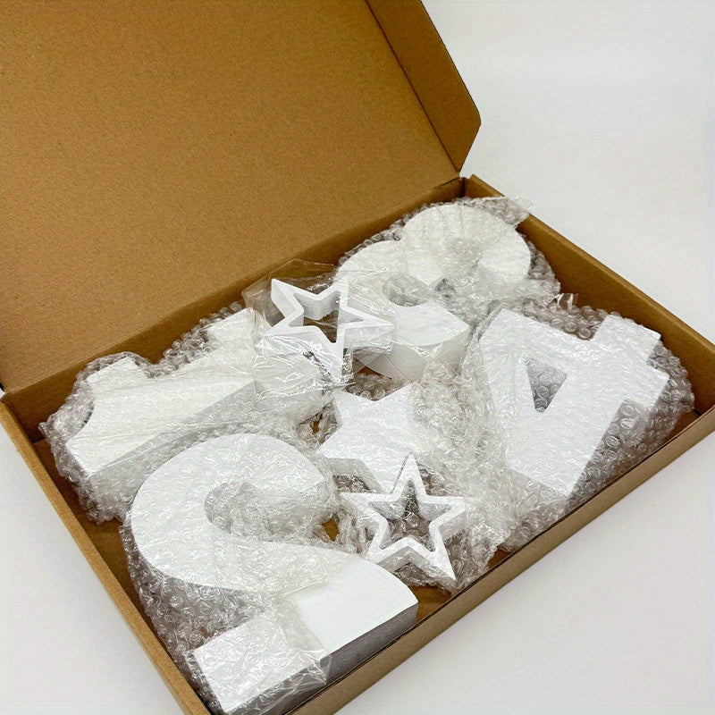 Vianočný svietnik – s číslami a hviezdami