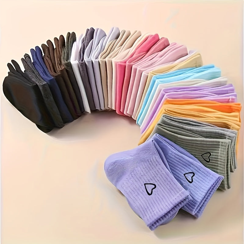 Ponožky na Valentína – srdiečkové