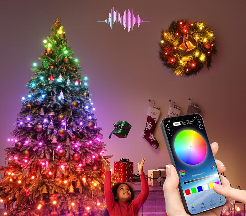 Vianočné svetielka – farebné