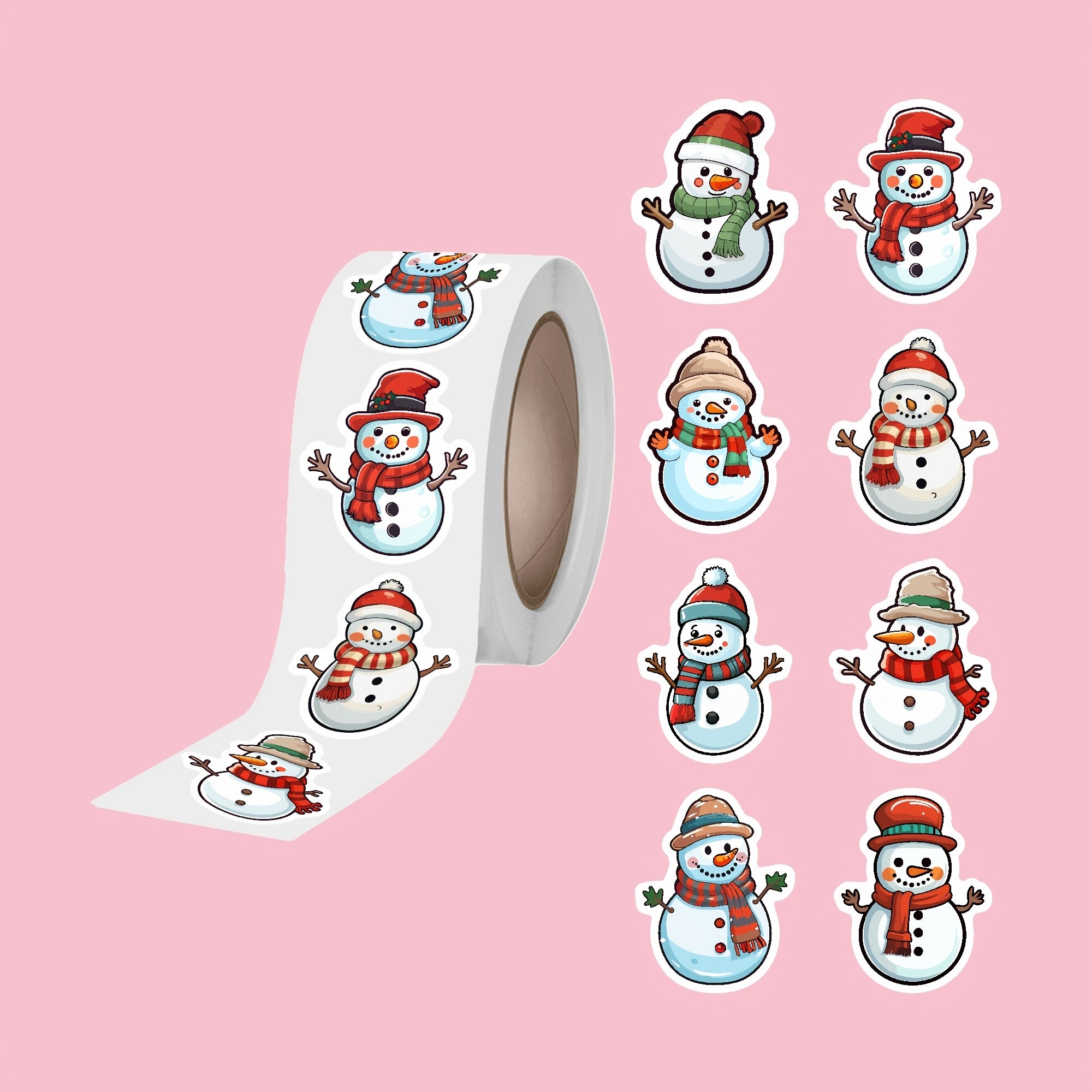 Vianočné nálepky – rôzne vzory