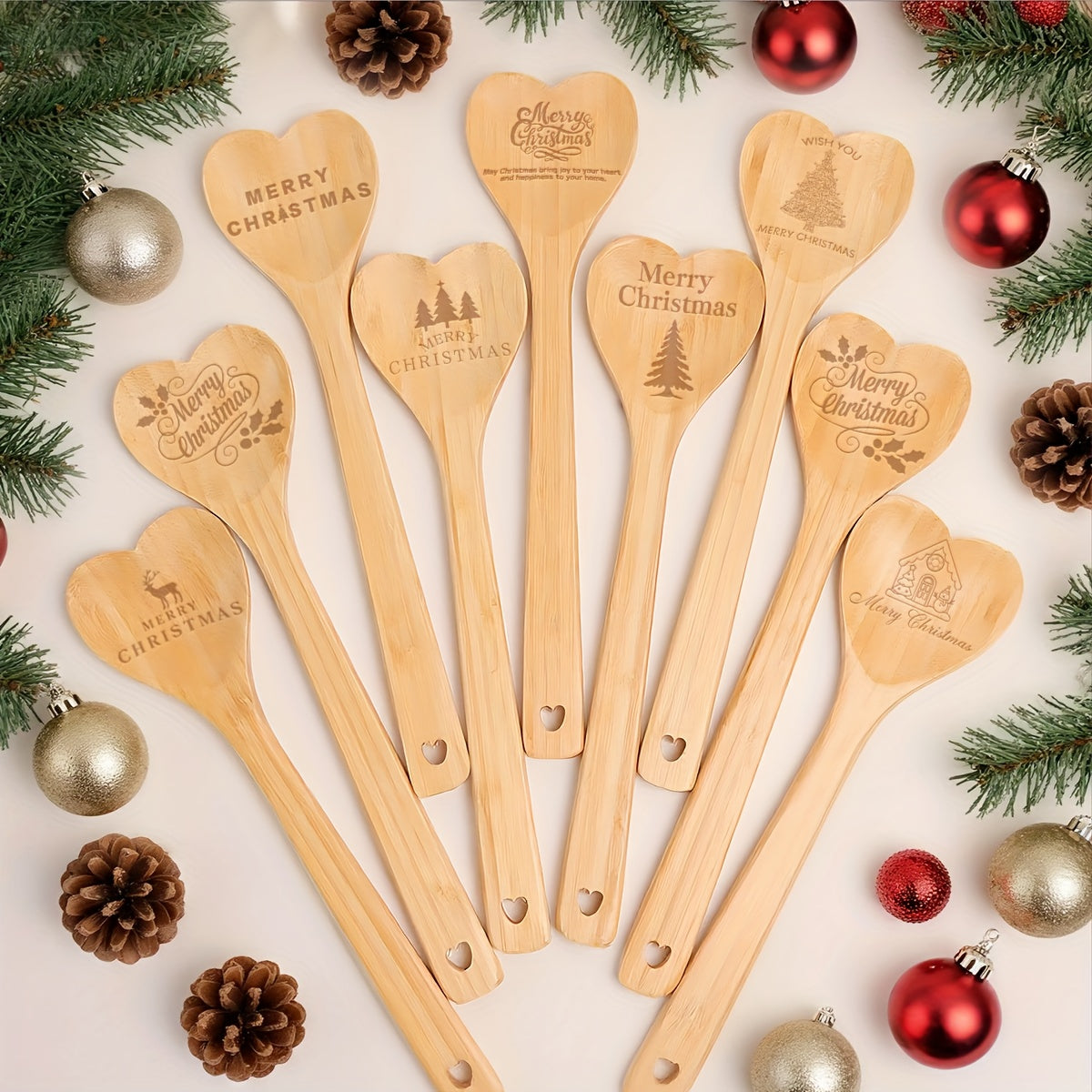 Bambusová lyžica – srdiečková