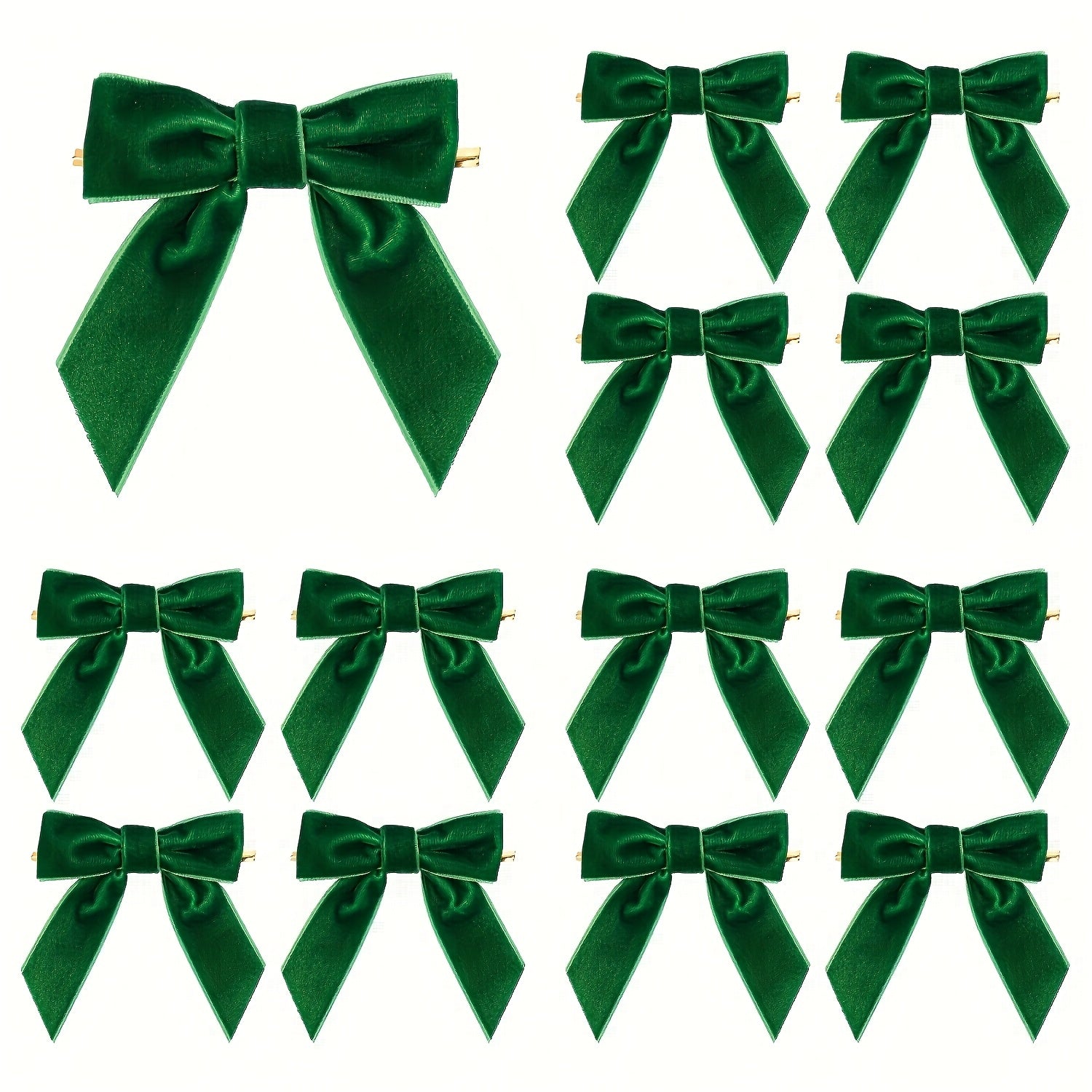 Vianočné mašle – 12ks