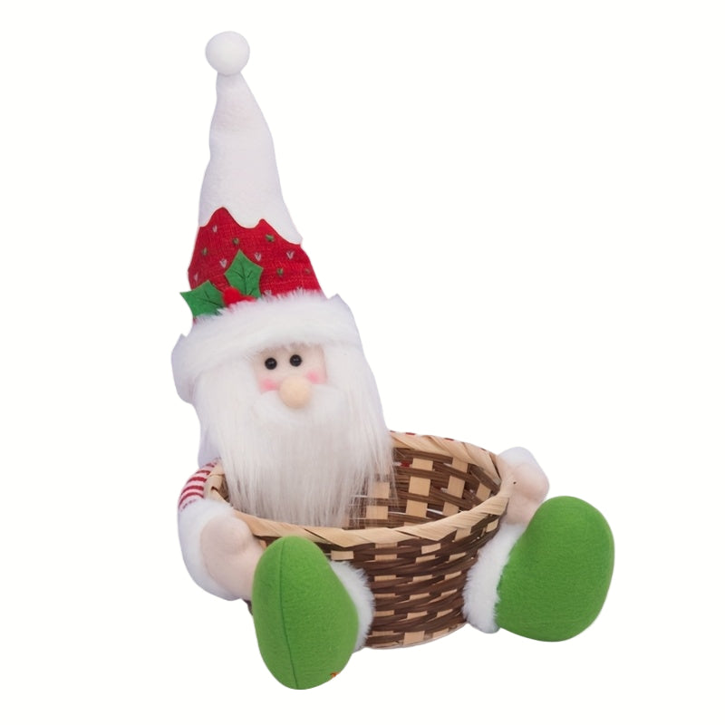 Vianočný košík – snehuliak