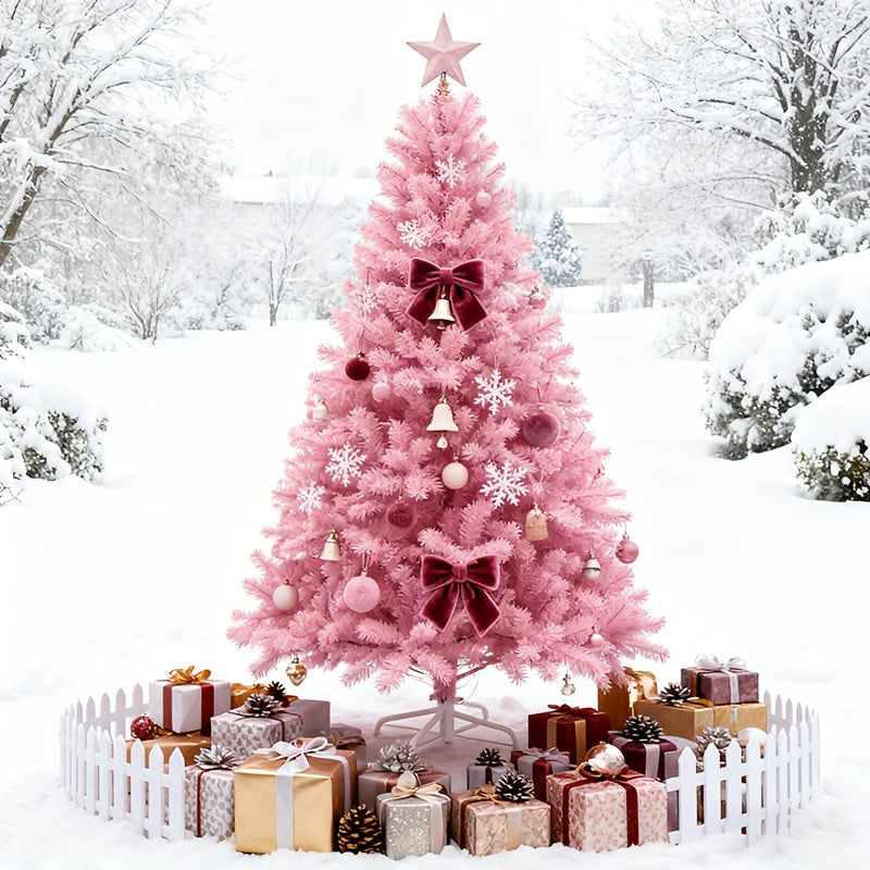 Umelý vianočný stromček – ružový
