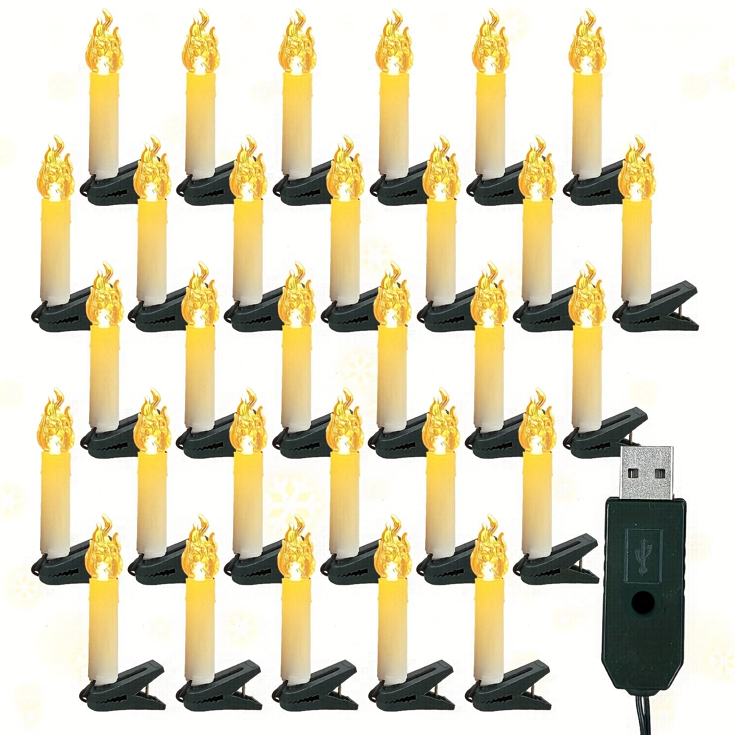 Vianočné svetielka – USB napájané