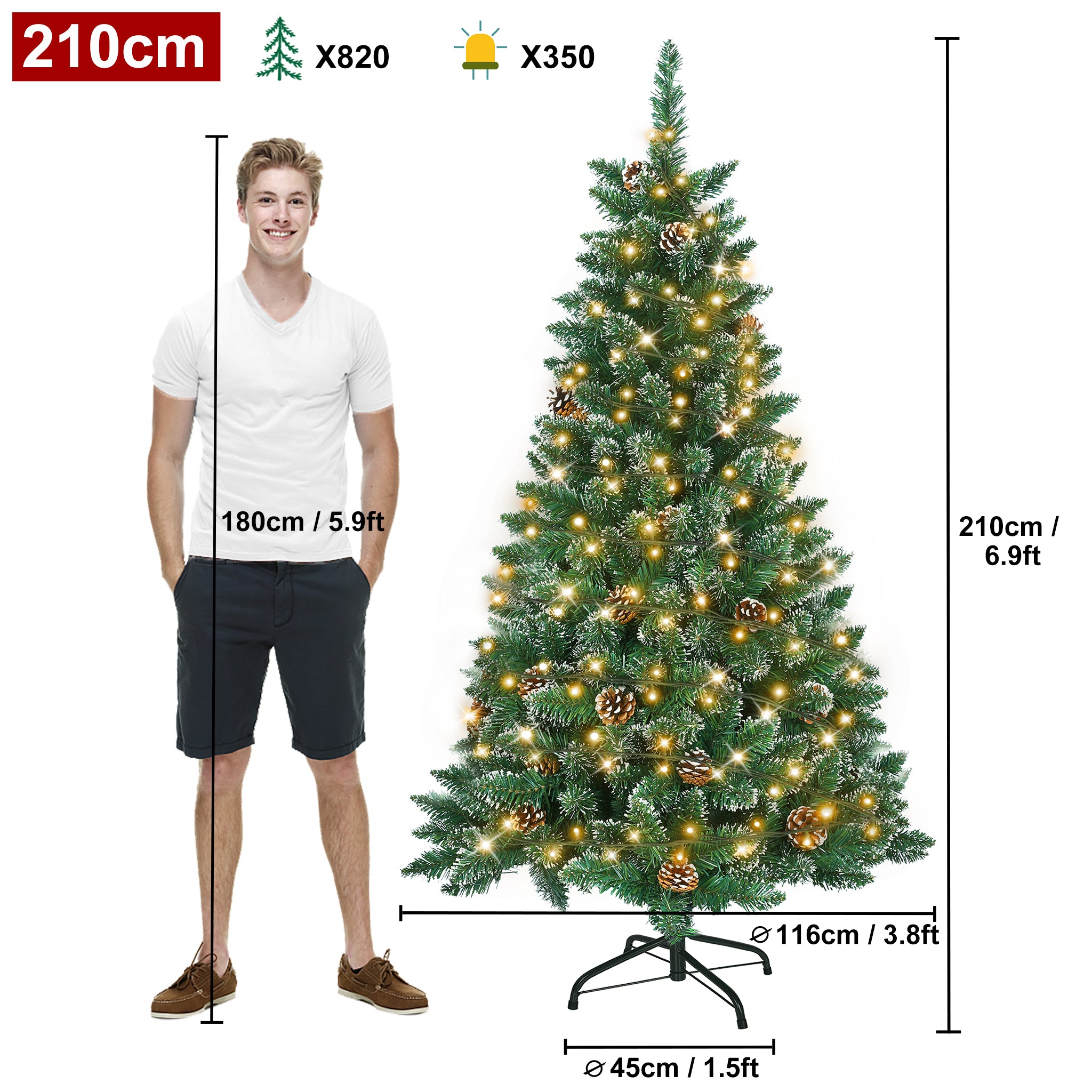 Vianočný stromček – snehový efekt