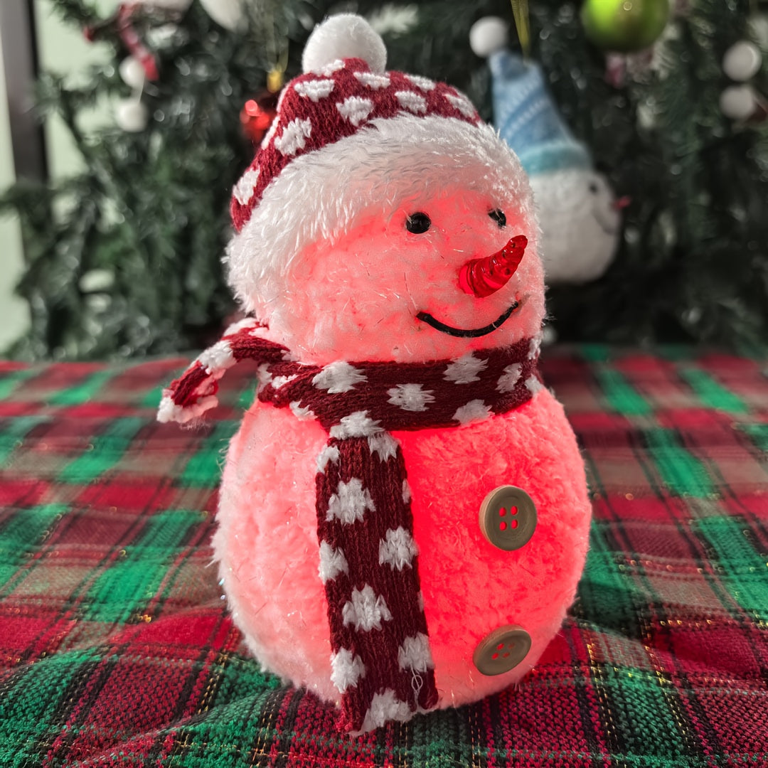 Figúrka snehuliaka – červená