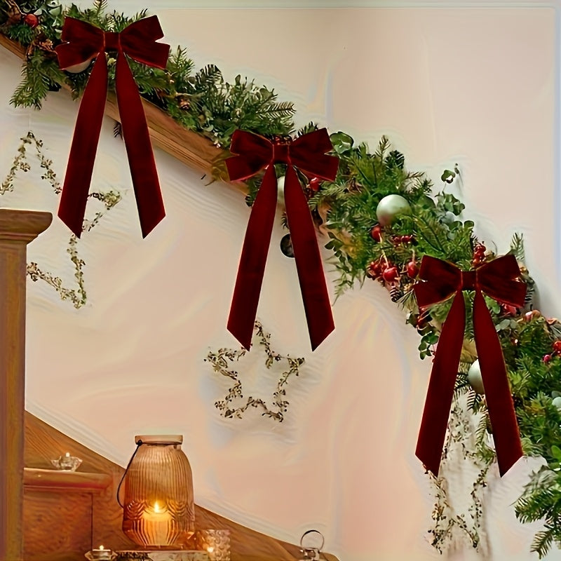 Vianočné mašle – červené