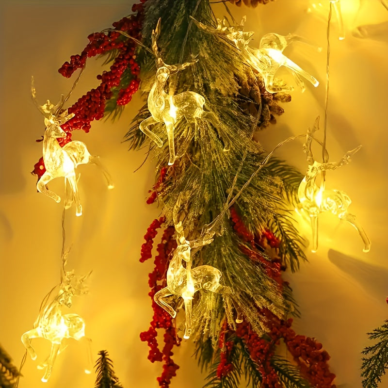 Vianočné svetielka – sobíky