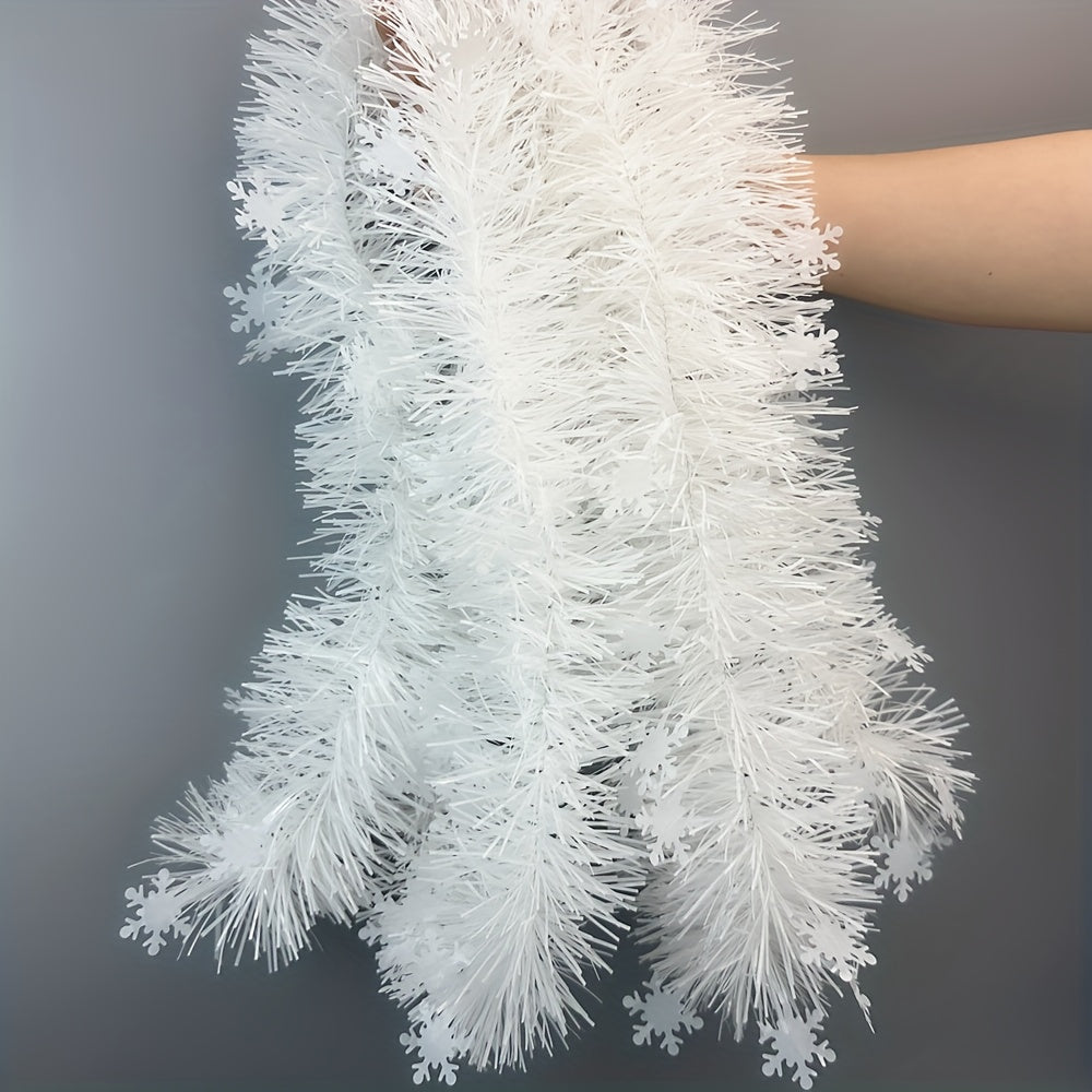 Fólia na vianočné dekorácie – biela