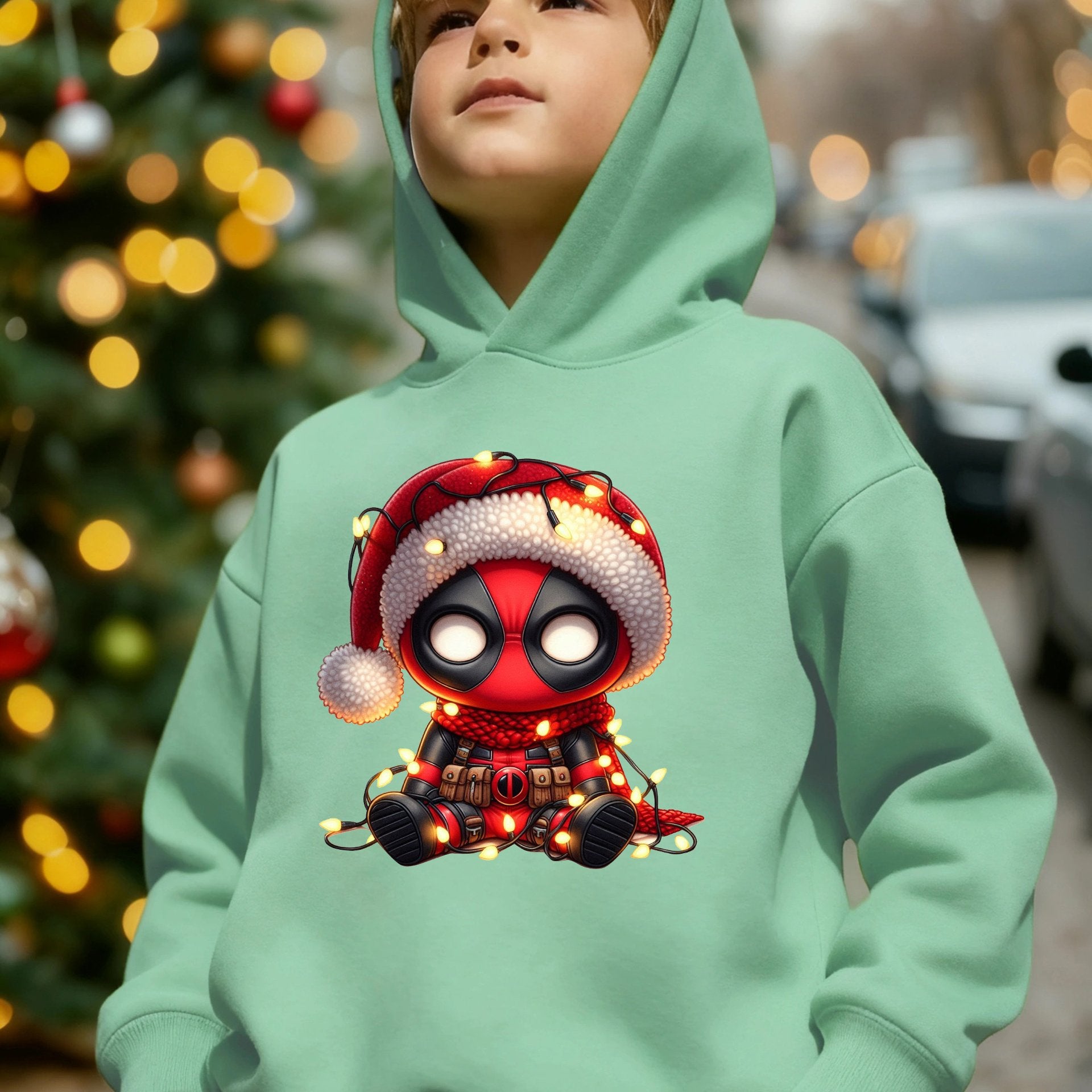 Vianočný sveter – červený