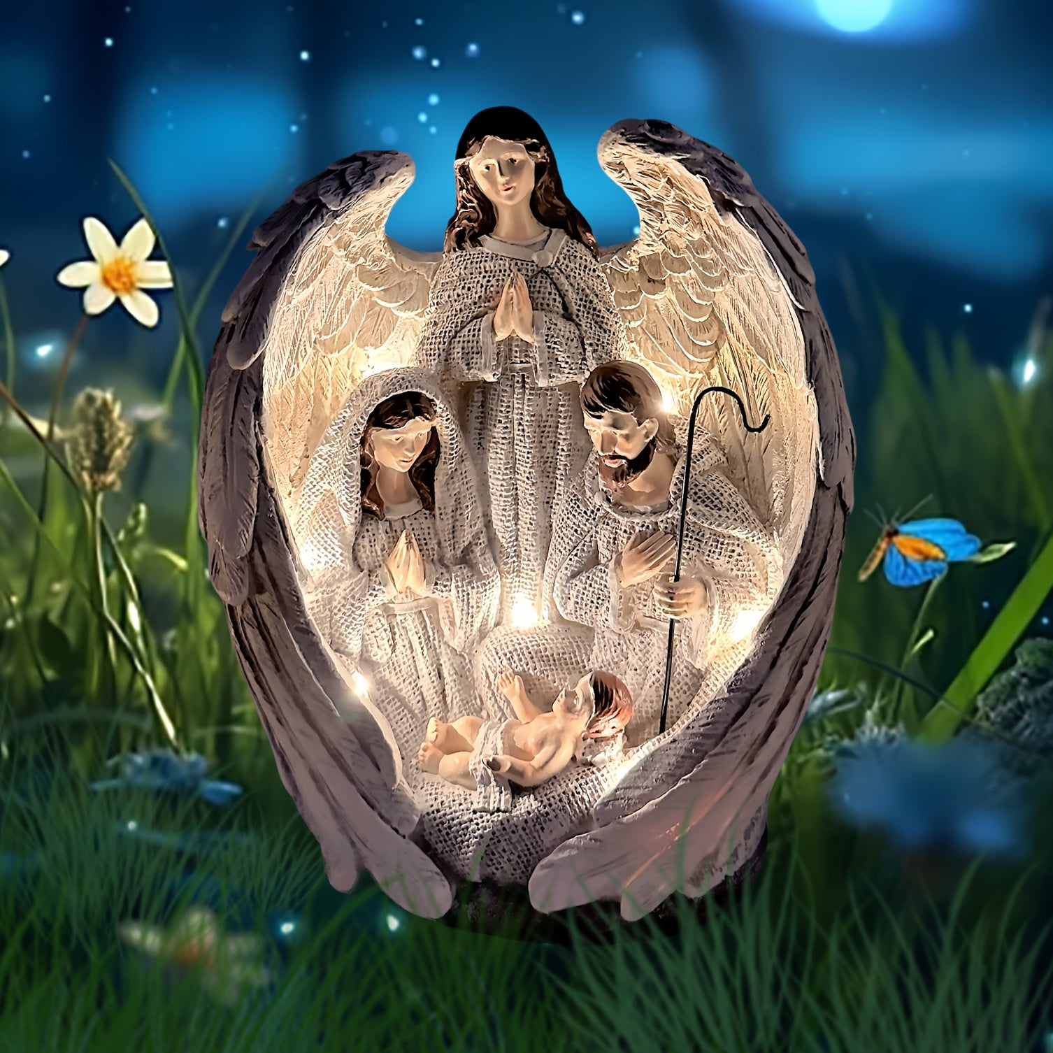 Svätá rodina v náručí anjela