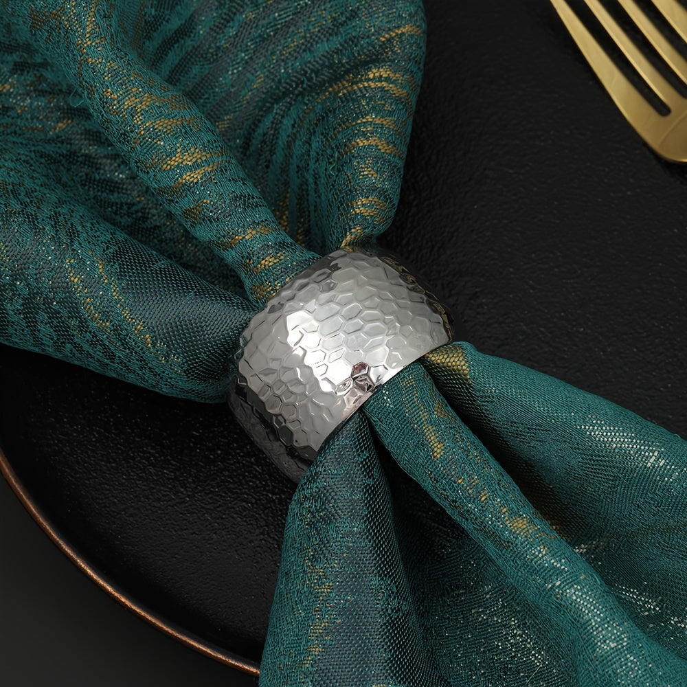 Kovové obrúčky na servítky – zlaté