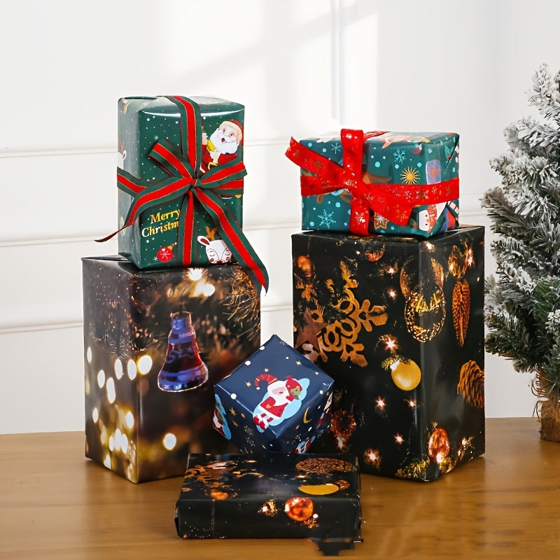 Vianočný baliaci papier – 12 ks