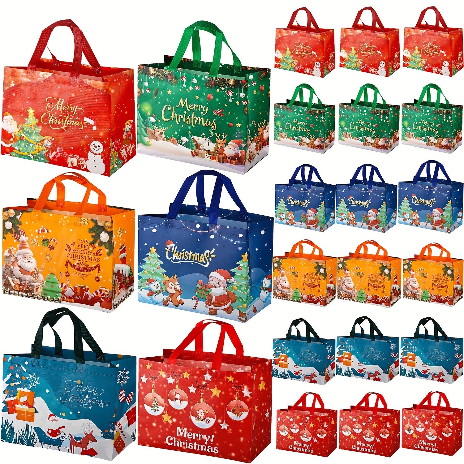 Vianočné darčekové tašky – 18ks