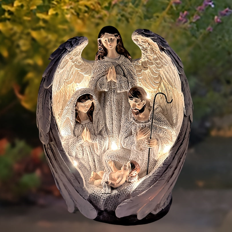 Svätá rodina v náručí anjela