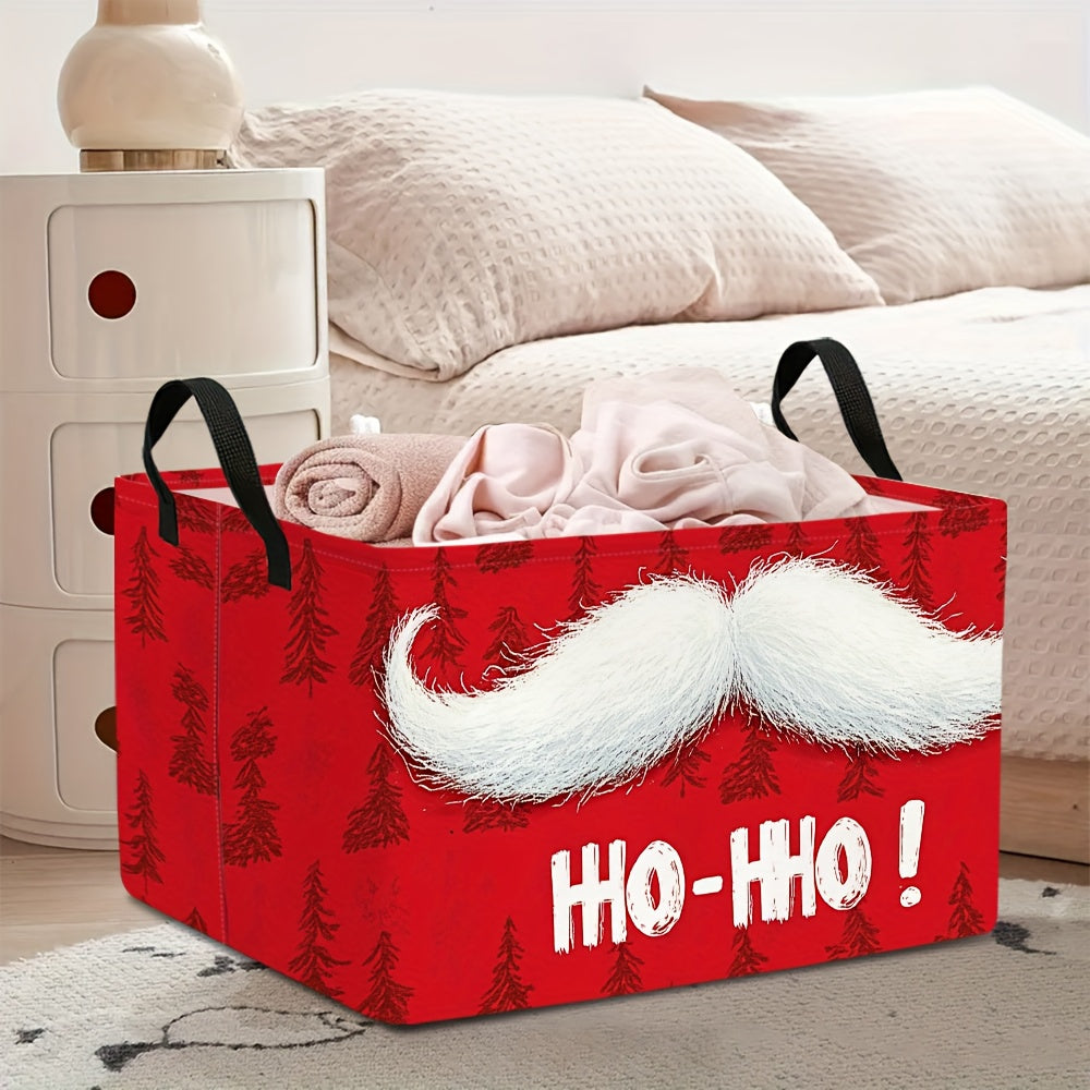 Úložný košík – moderný vzor s fúzmi