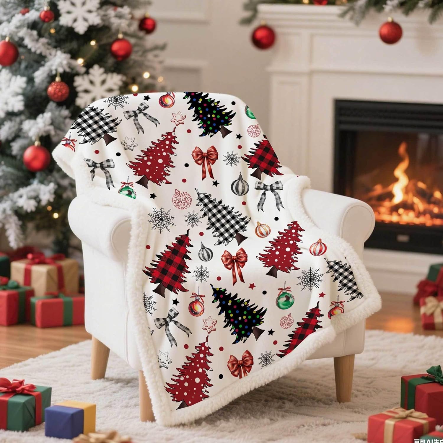 Deka – červeno biela